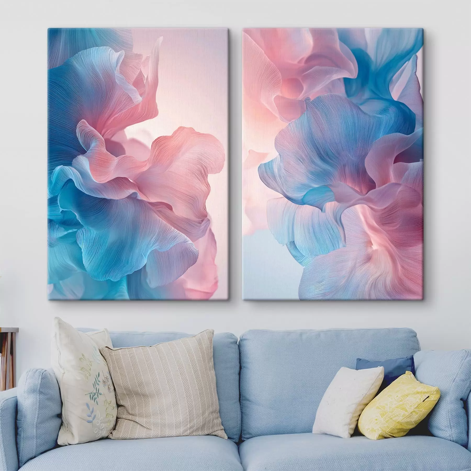  Peintures vagues abstraites avec effet de volume m30095