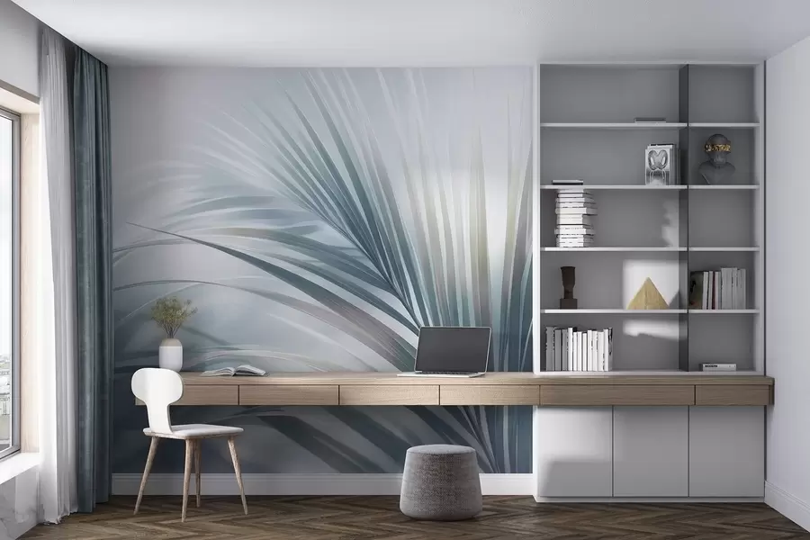 Papier peint photo Grandes feuilles w05253