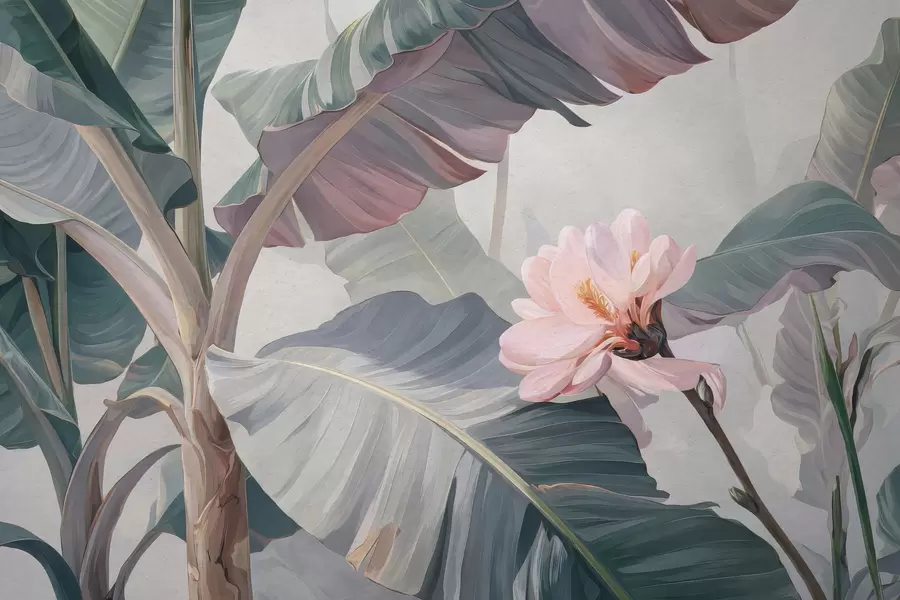 Fotobehang Tropisch landschap w05254