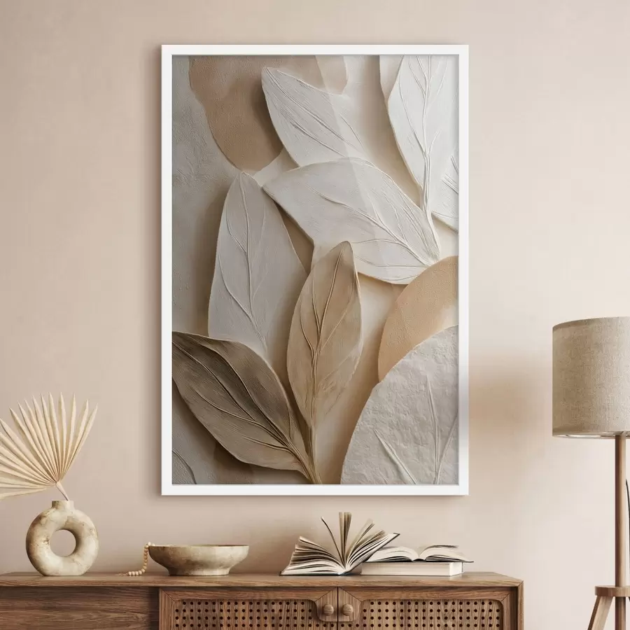 Papier peint photo Feuilles abstraites f48123