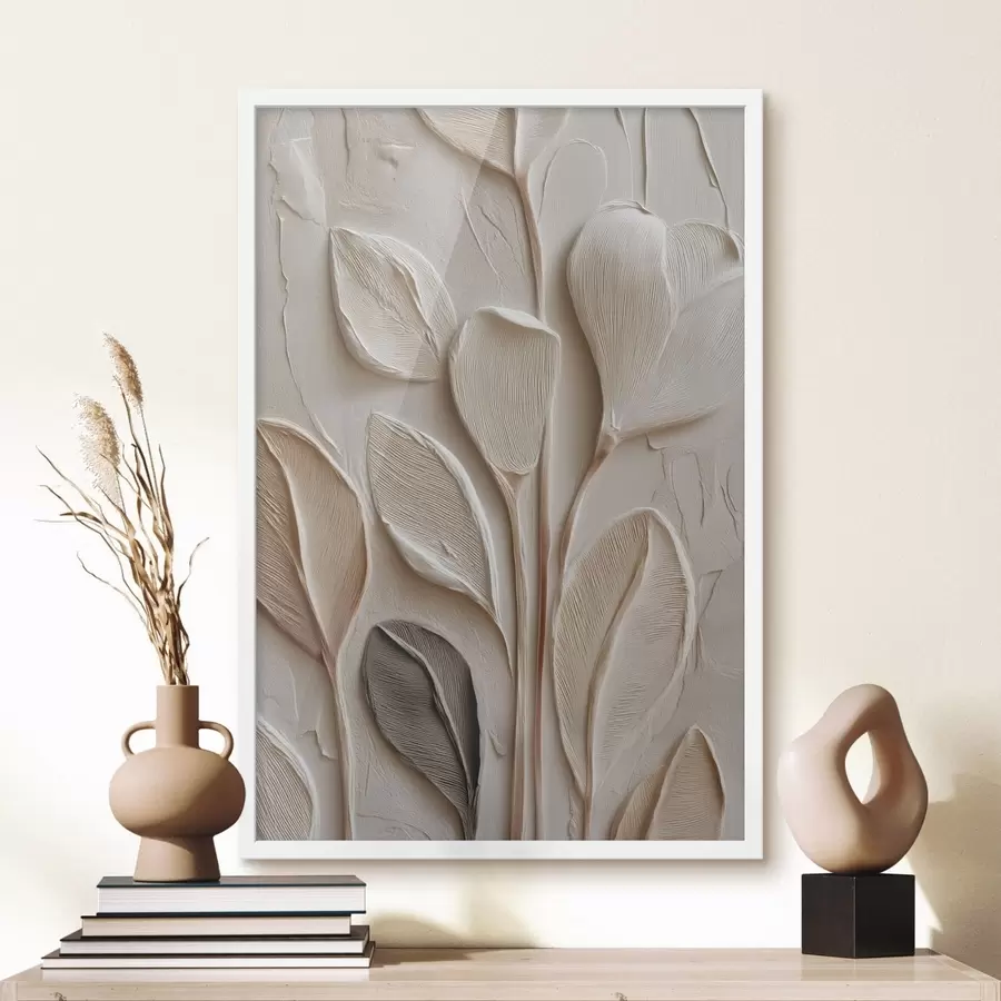 Papier peint photo Feuilles abstraites f48124