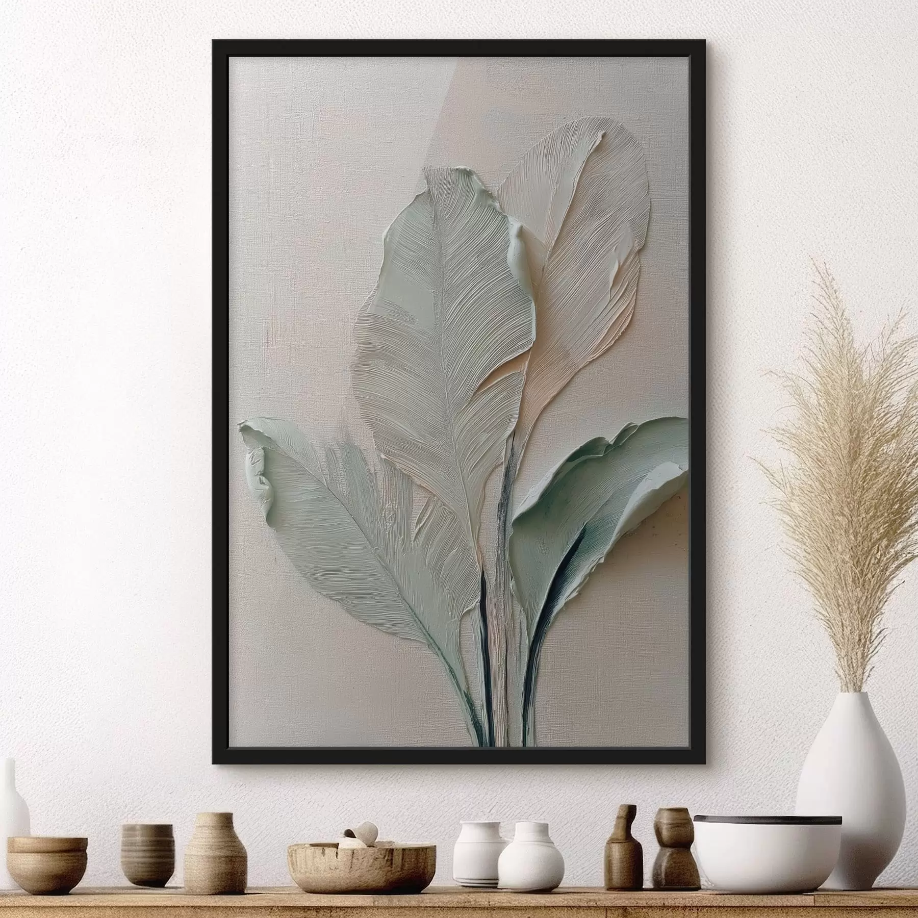 Fotobehang Abstracte bladeren f48130