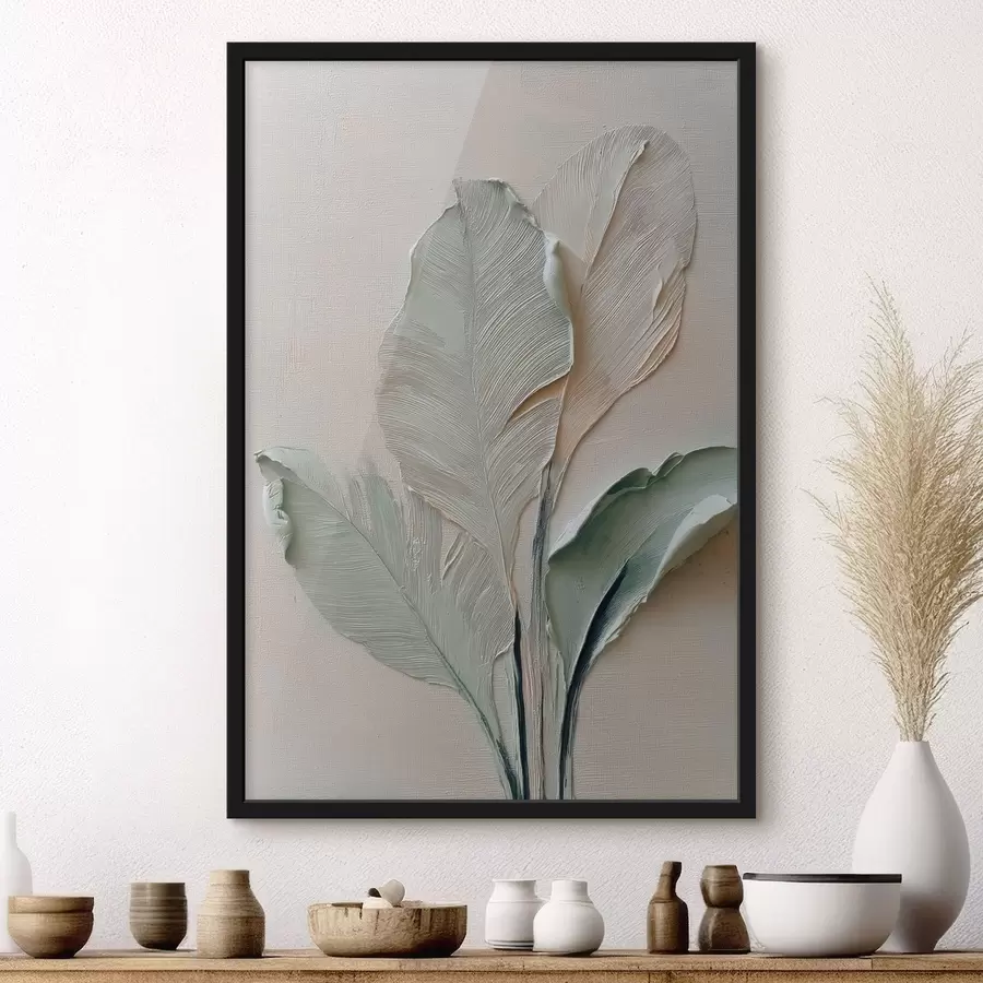 Papier peint photo Feuilles abstraites f48130