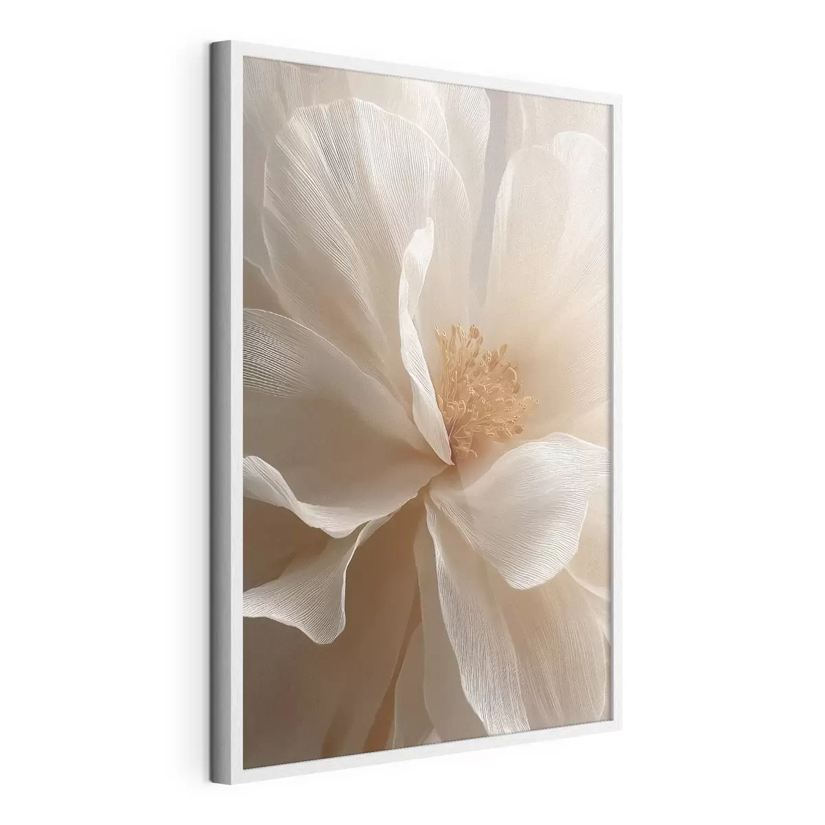 Poster macro bloemcompositie in warme  tinten f48120