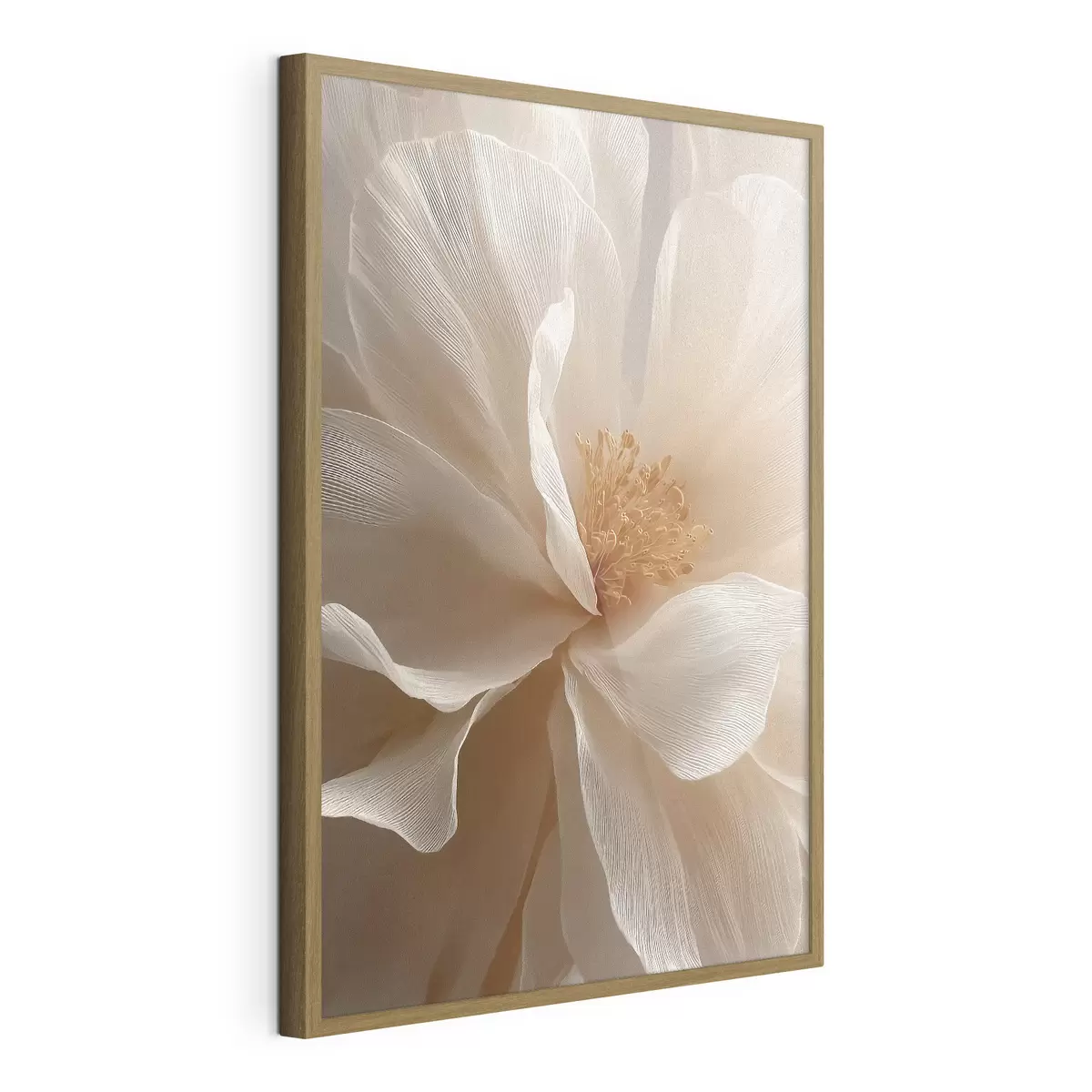 Poster macro bloemcompositie in warme  tinten f48120