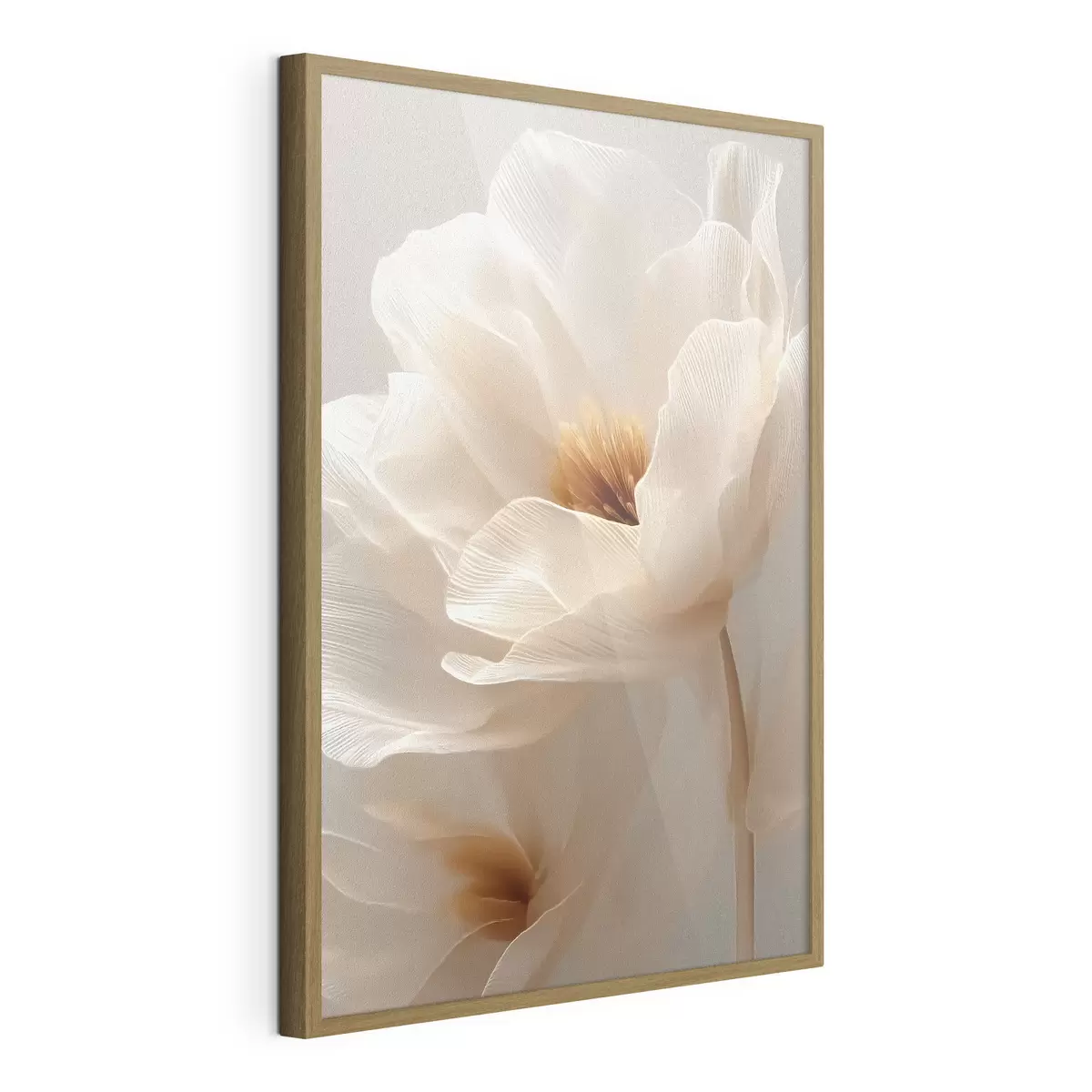 Affiche Composition florale macro dans des tons chauds f48121