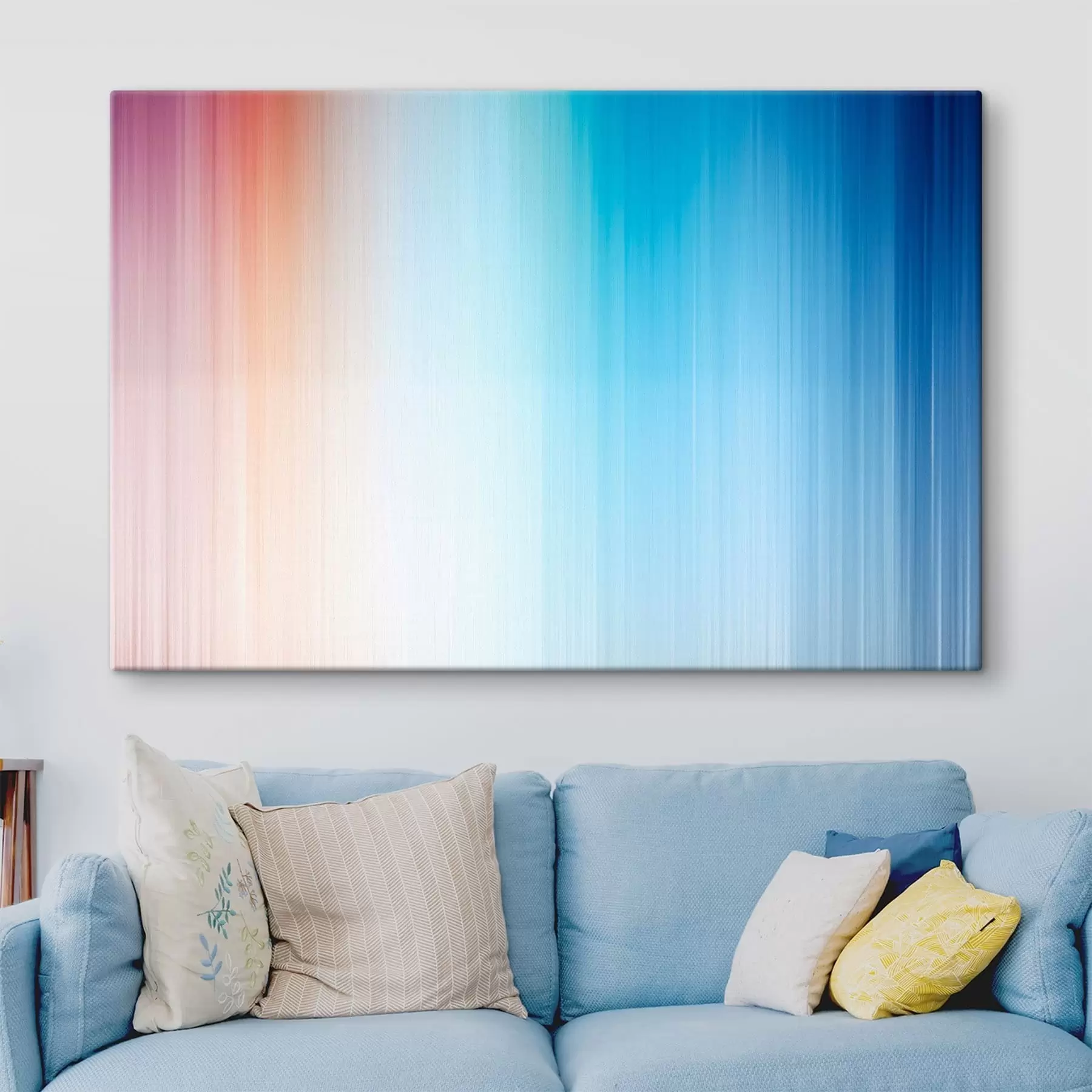  Peintures Dégradé harmonieux allant du chaud au bleu s48090