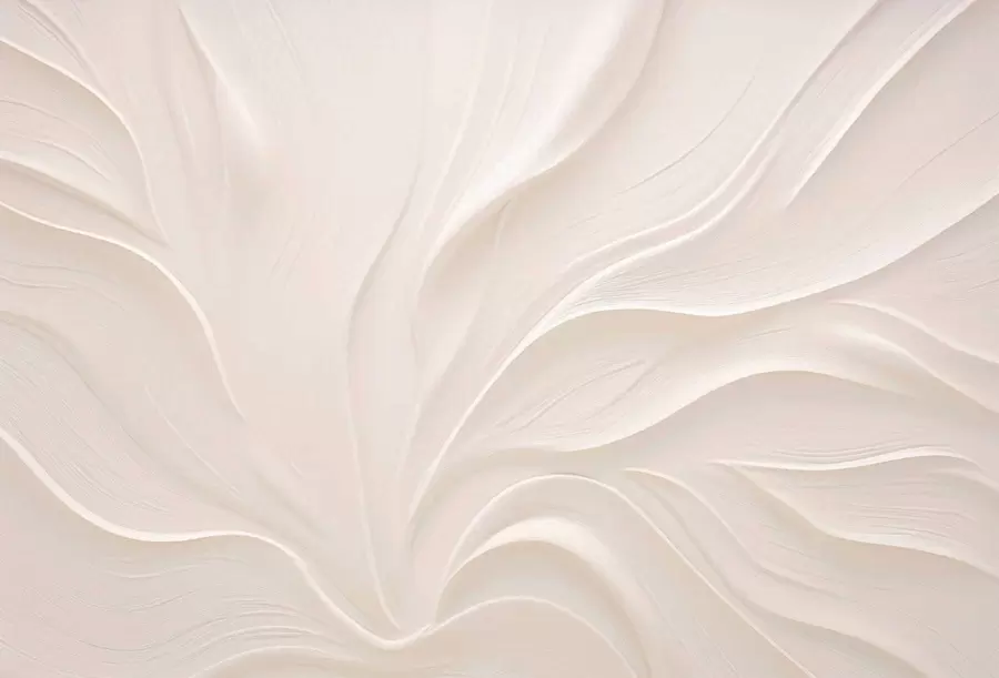 Fotobehang Delicate doorschijnende bladeren aan een tak w05267