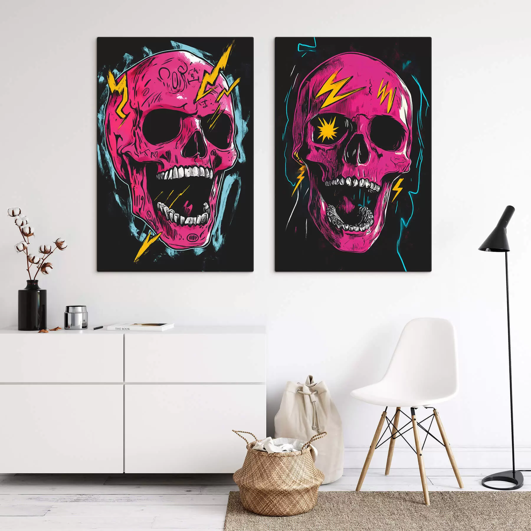  Peintures Crânes m01278