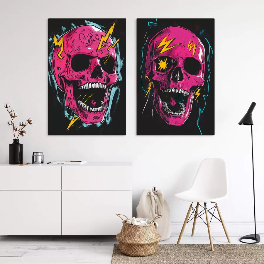  Peintures Crânes m01278