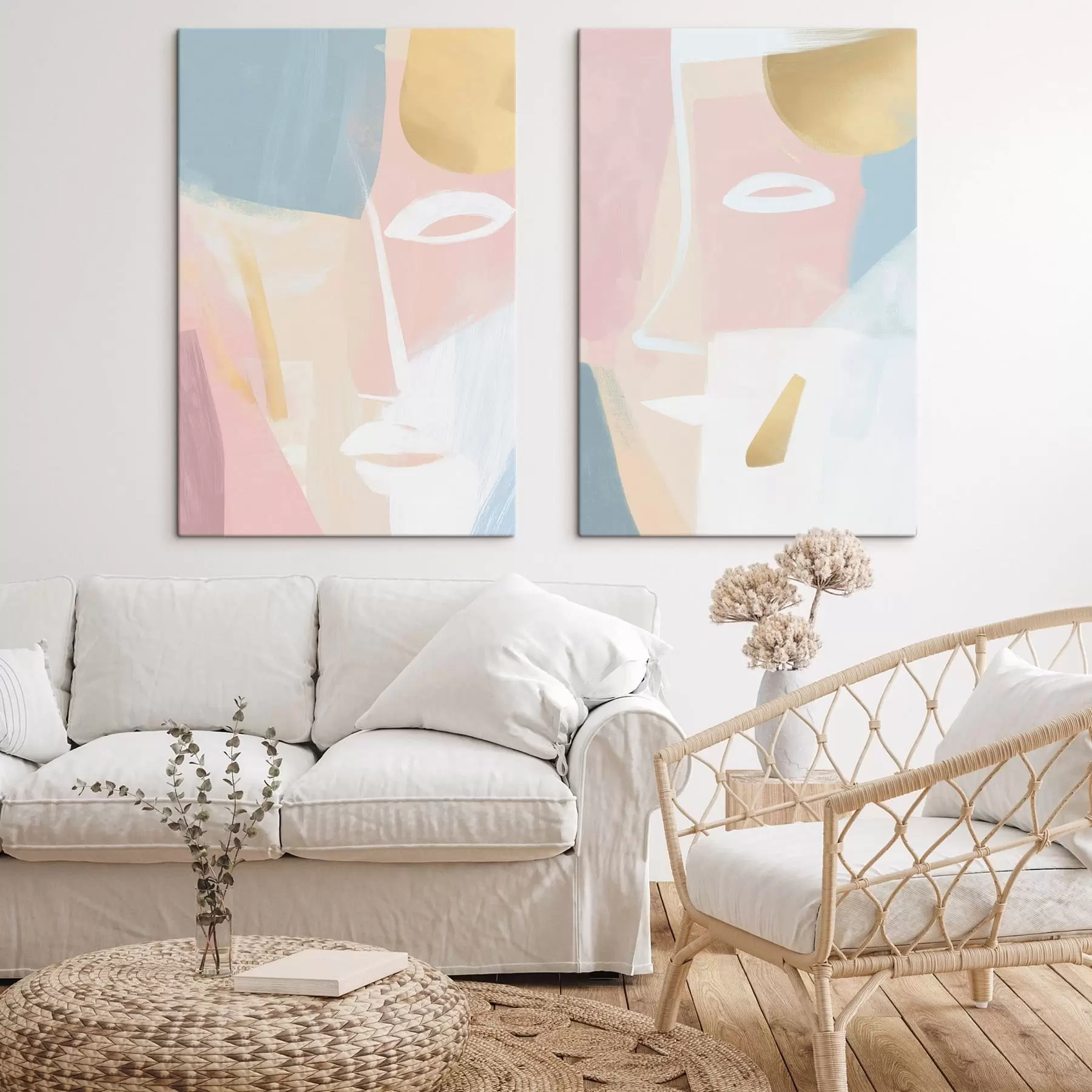  Peintures Visages abstraits m30063