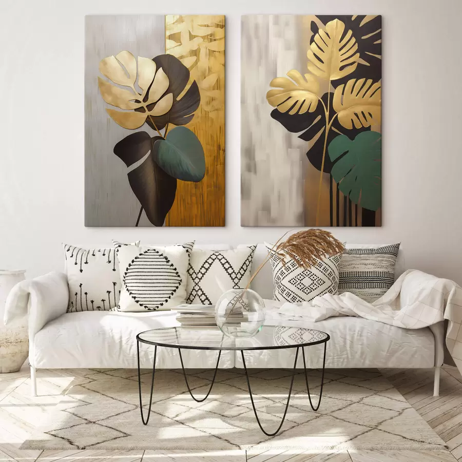  Peintures Feuilles tropicales m30067