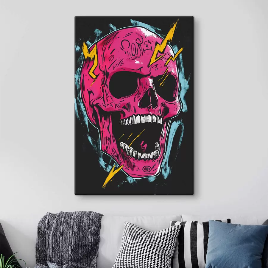  Peintures Crâne abstrait s47780