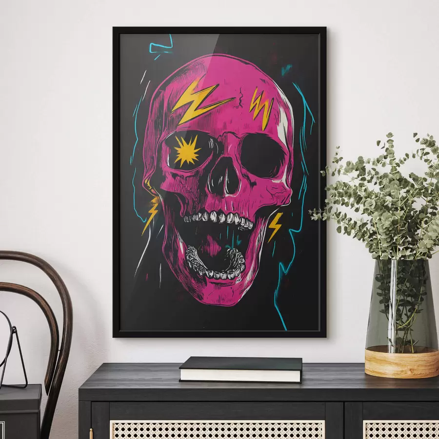 Papier peint photo Crâne abstrait f47781