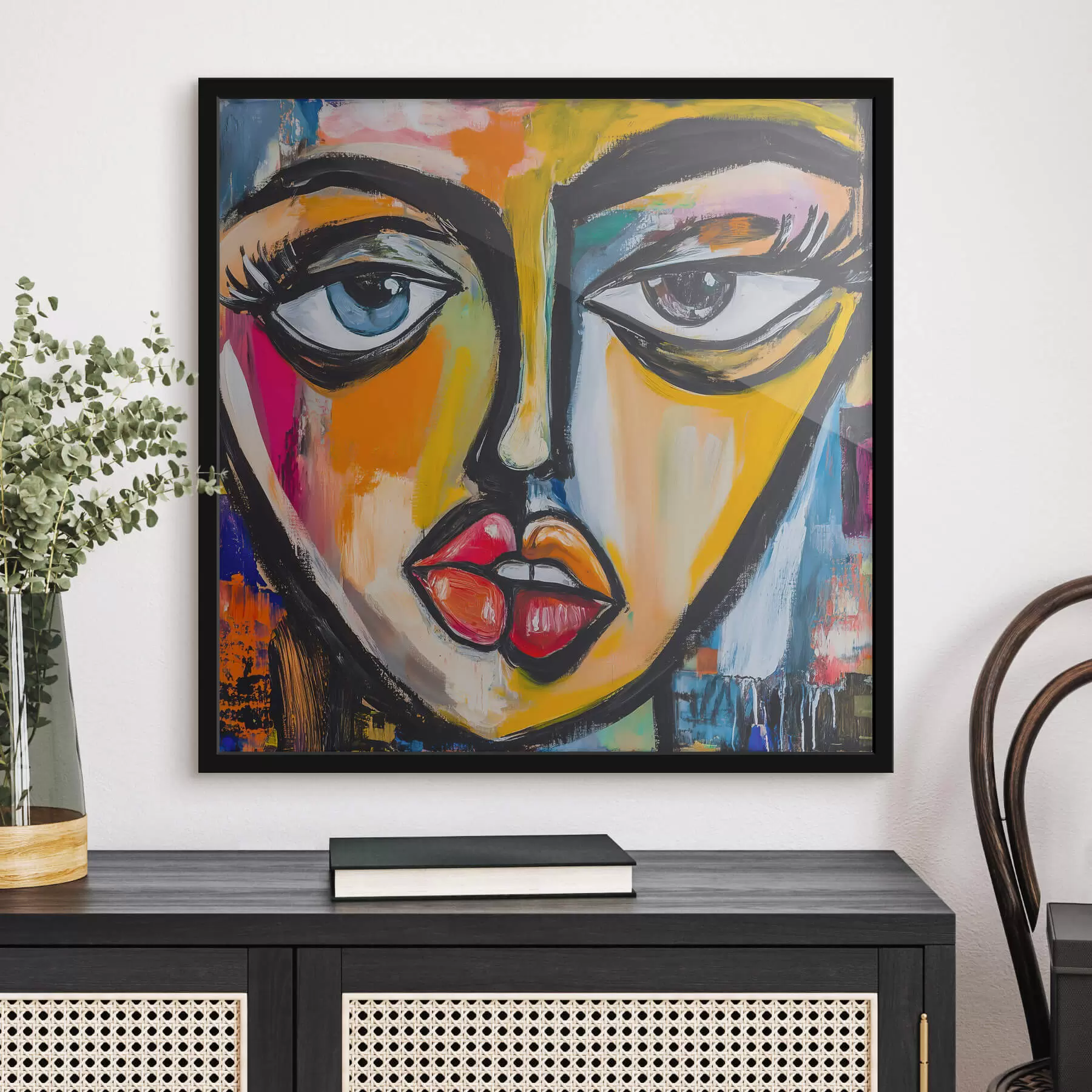 Fotobehang Abstract portret f47784