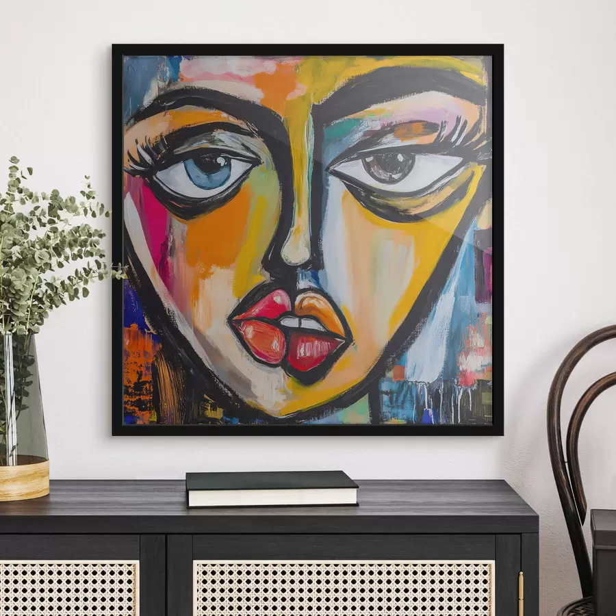 Papier peint photo Portrait abstrait f47784