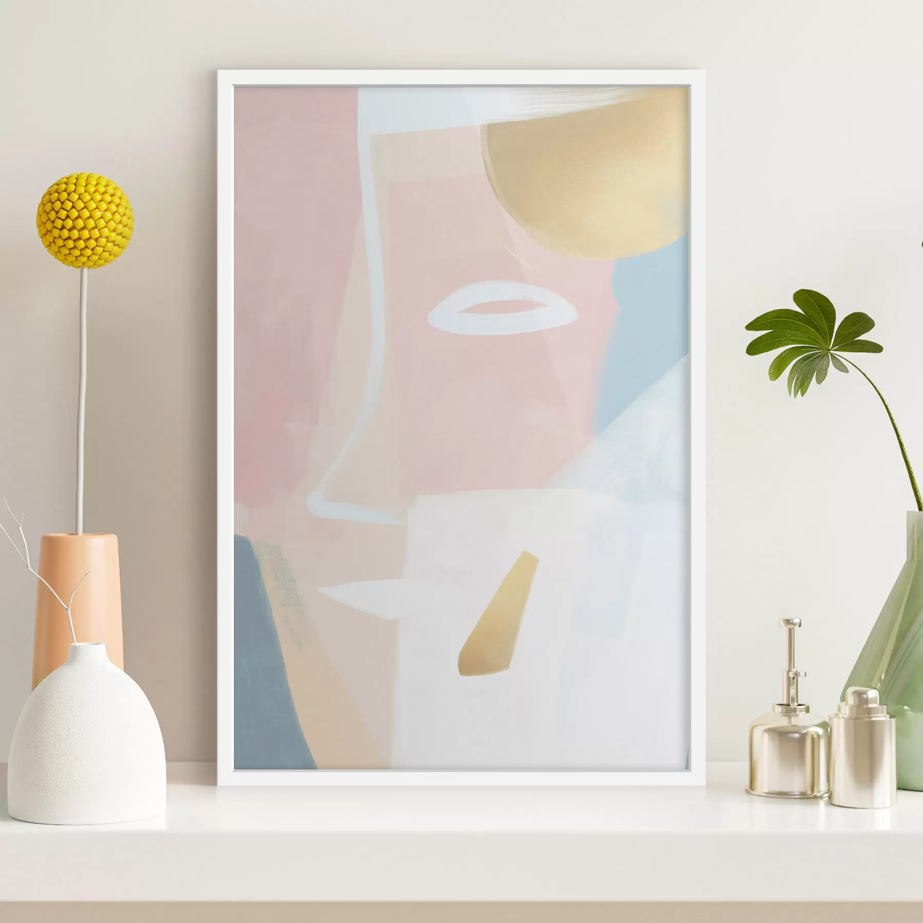 Papier peint photo Visage abstrait f47785