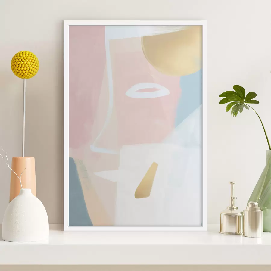 Papier peint photo Visage abstrait f47785