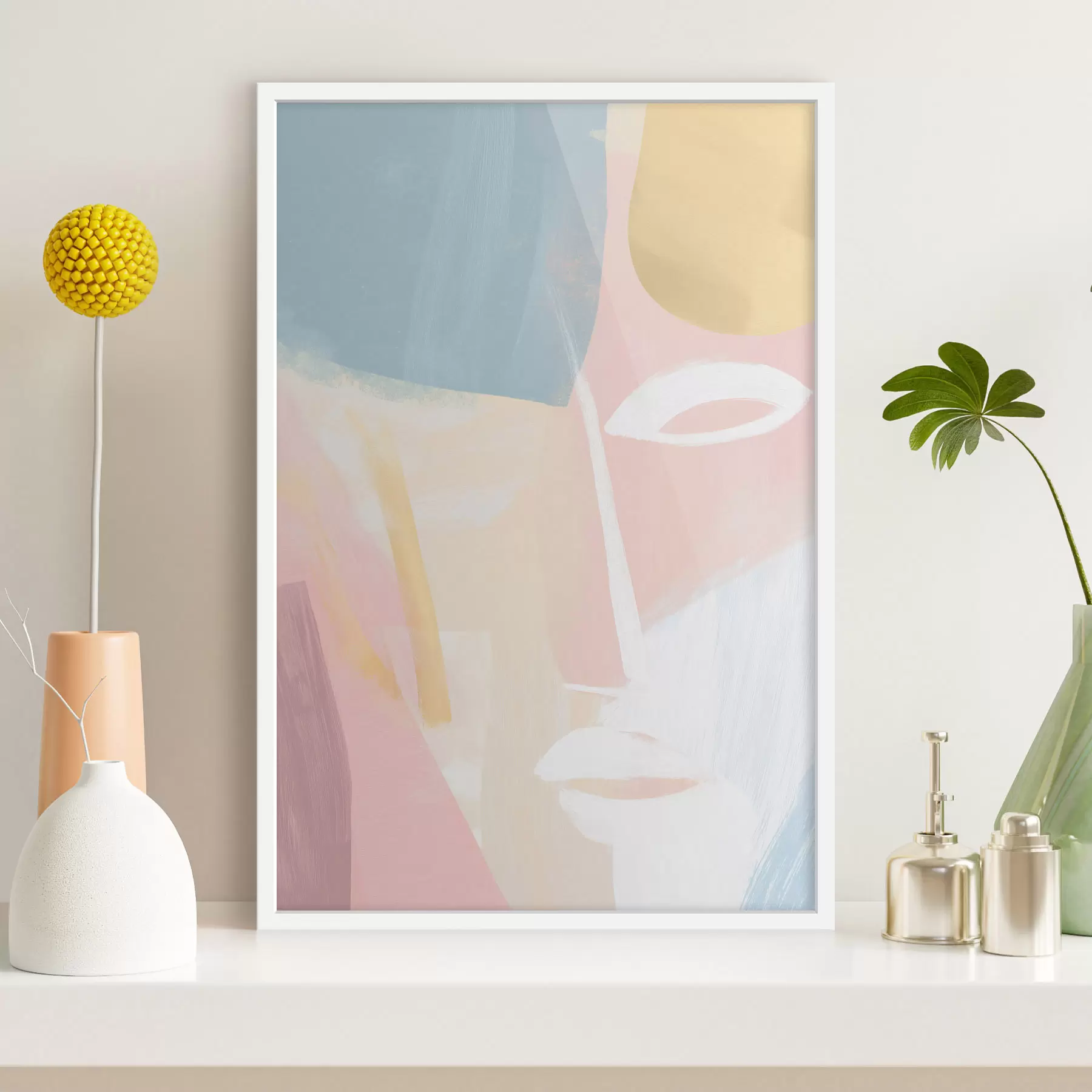 Papier peint photo Visage abstrait f48011