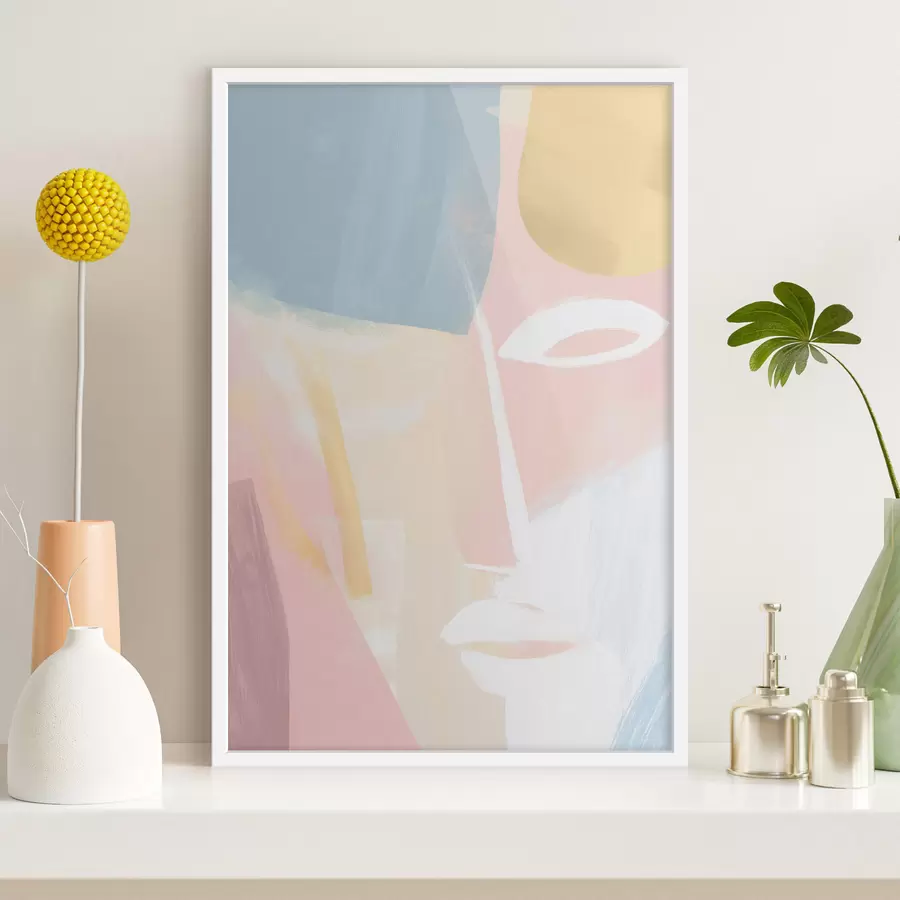 Papier peint photo Visage abstrait f48011