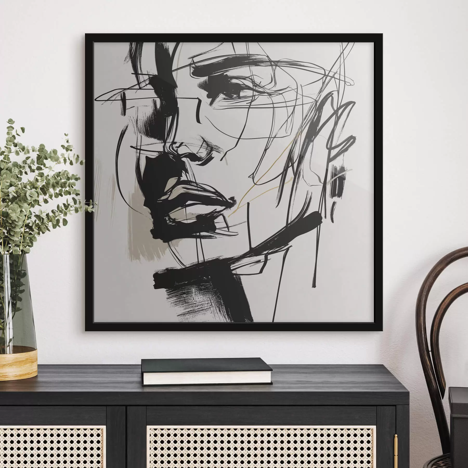 Papier peint photo Portraits minimalistes d'un homme f48015