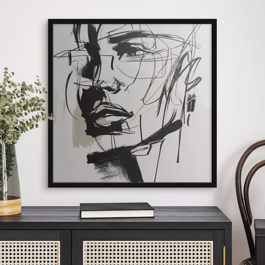 Papier peint photo Portraits minimalistes d'un homme f48015