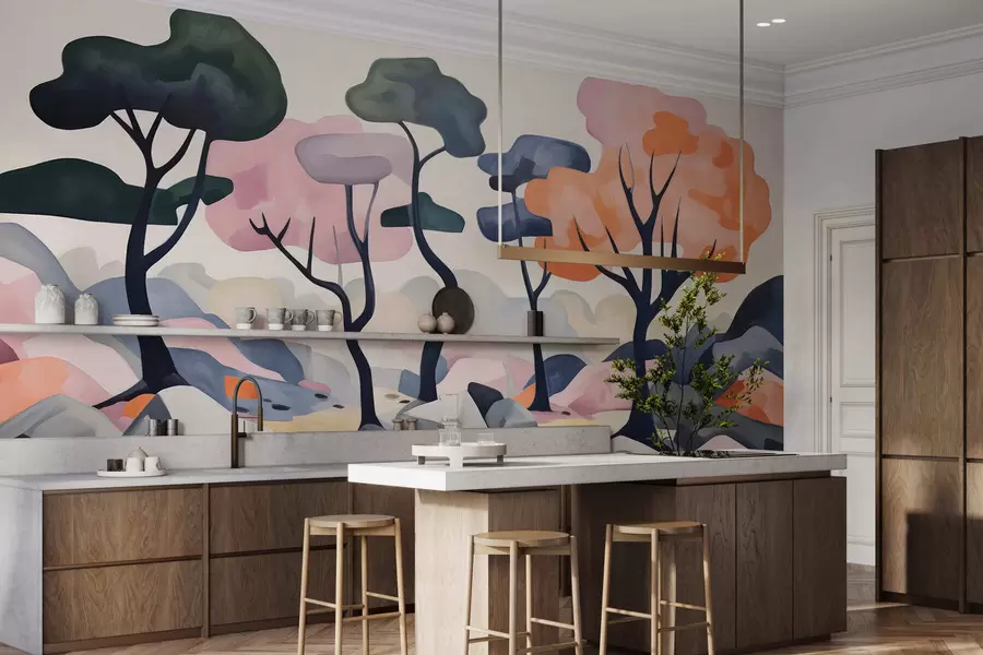 Papier peint photo Arbres féériques w05284