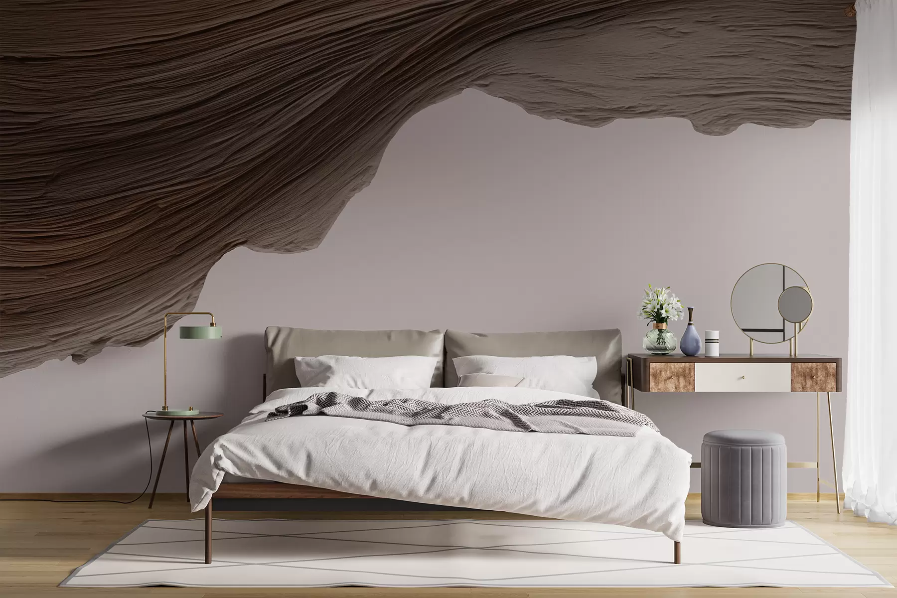 Papier peint photo Relief en bois w05273