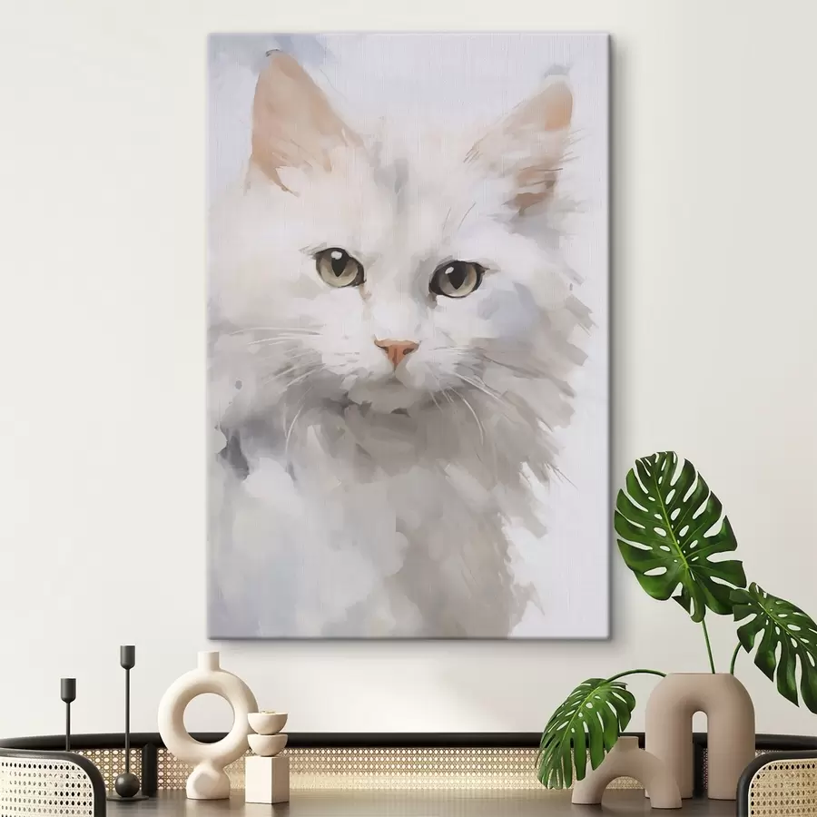  Peintures Peinture imitant un chat s48162