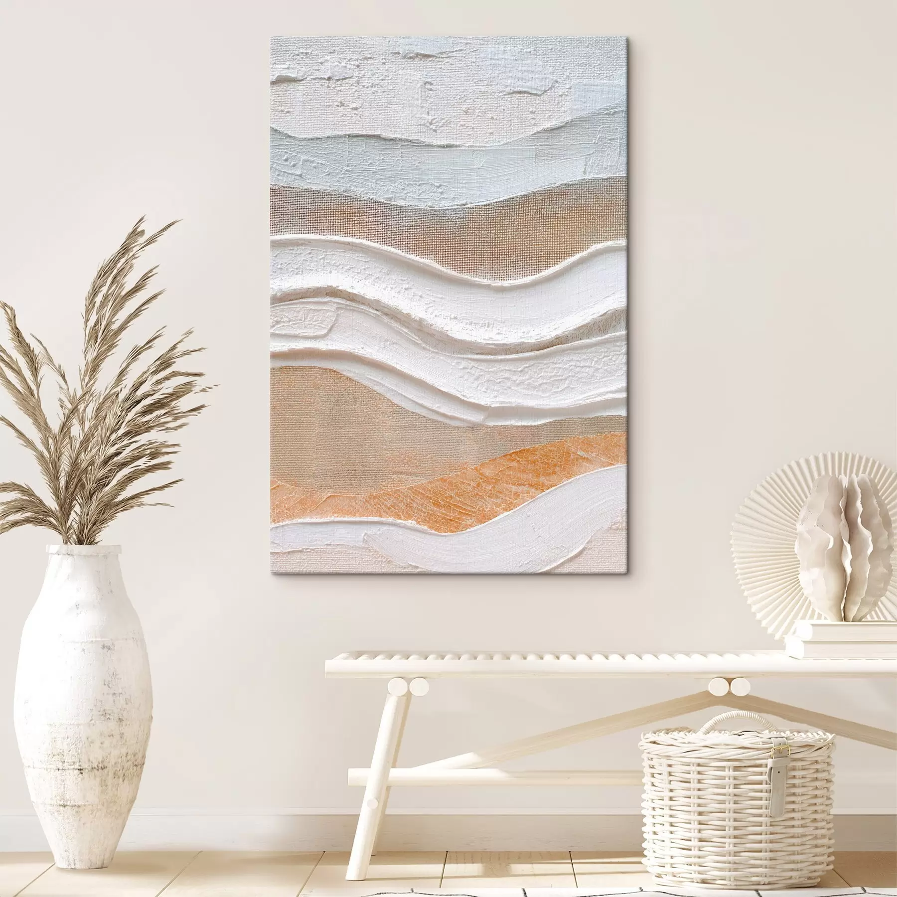  Peintures Composition texturée avec des coups de pinceau audacieux dans un style minimaliste s47965