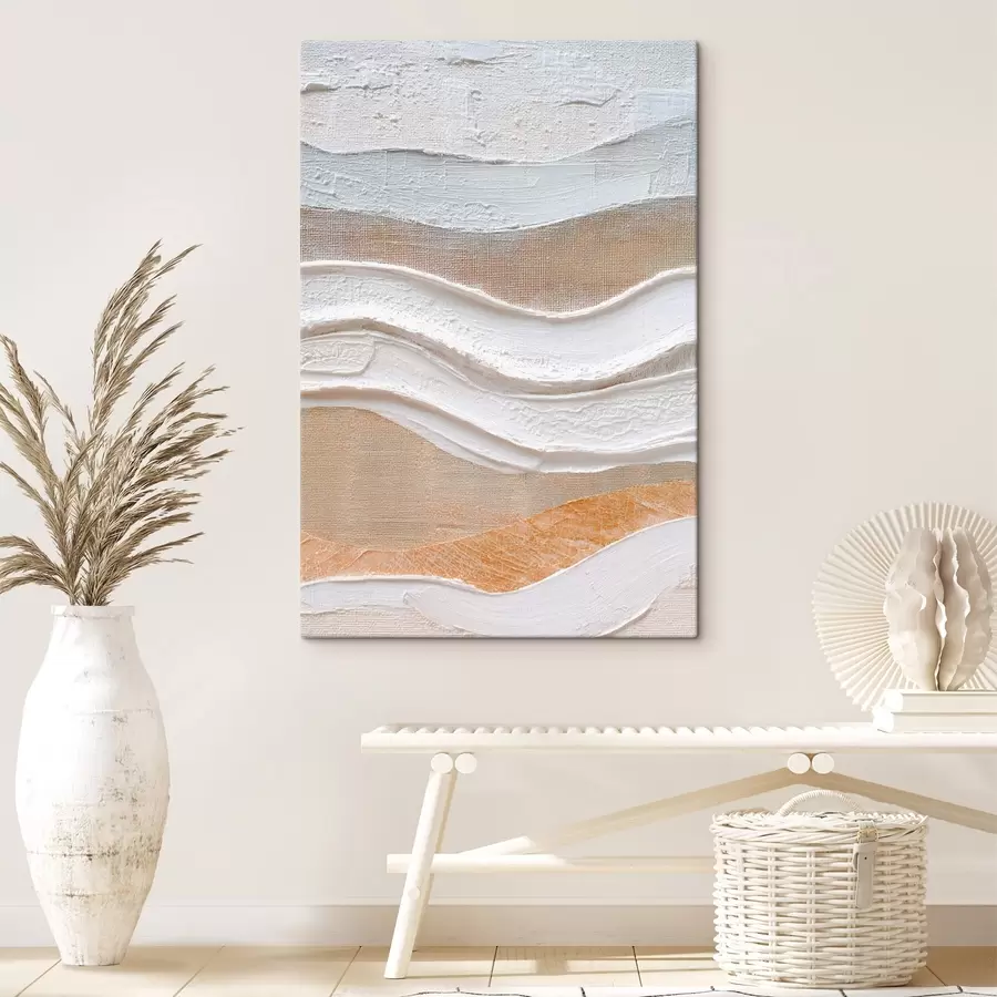  Peintures Composition texturée avec des coups de pinceau audacieux dans un style minimaliste s47965