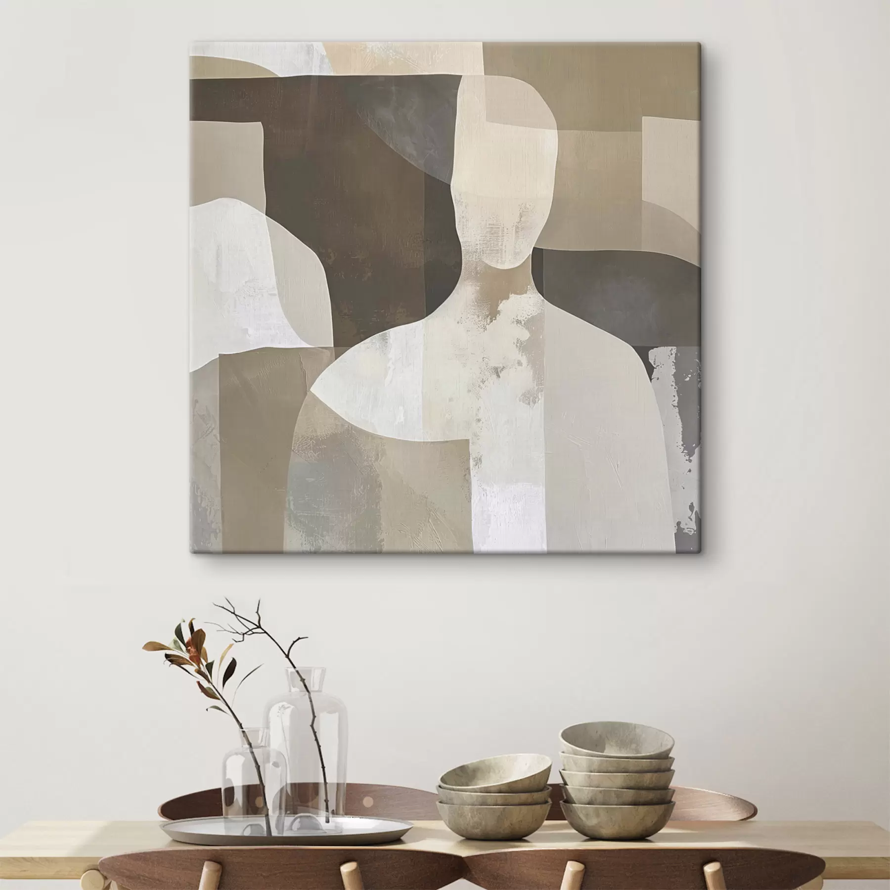  Peintures Silhouette abstraite s48017