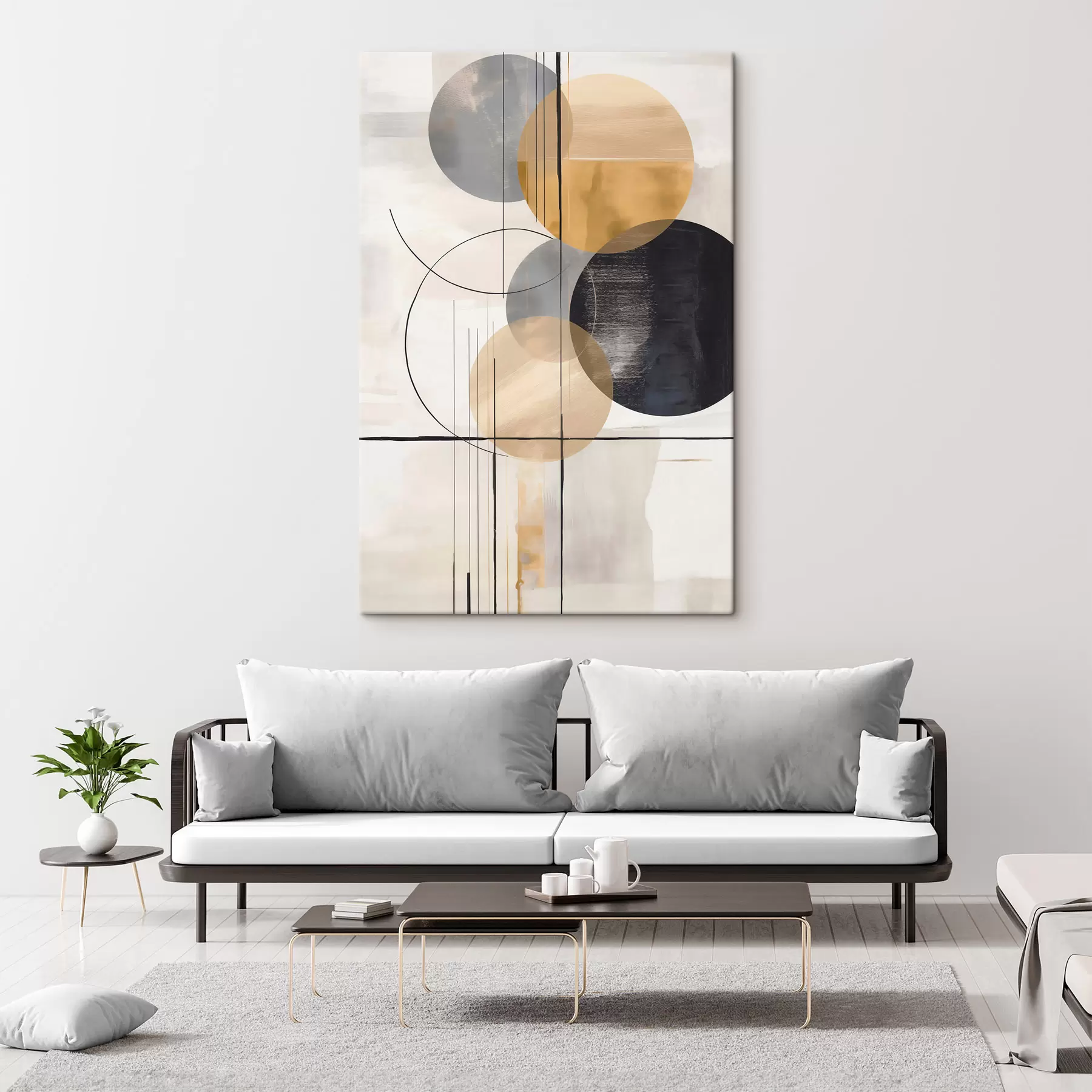  Peintures Résumé avec cercles s48172