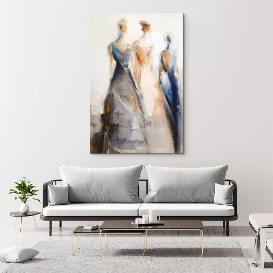  Peintures Élégantes silhouettes féminines abstraites s48179