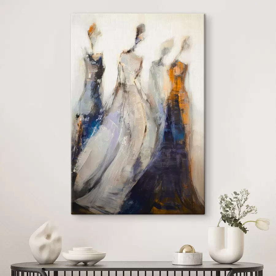  Peintures Élégantes silhouettes féminines abstraites s48180