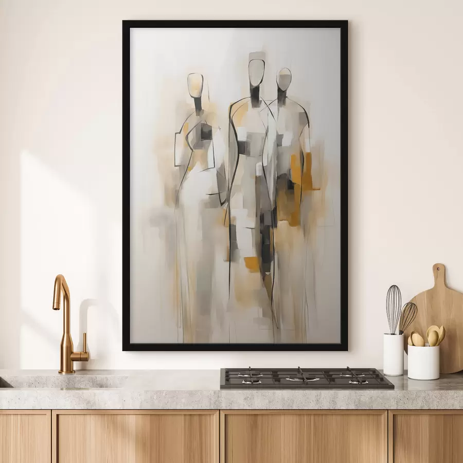 Papier peint photo Silhouettes abstraites f48173