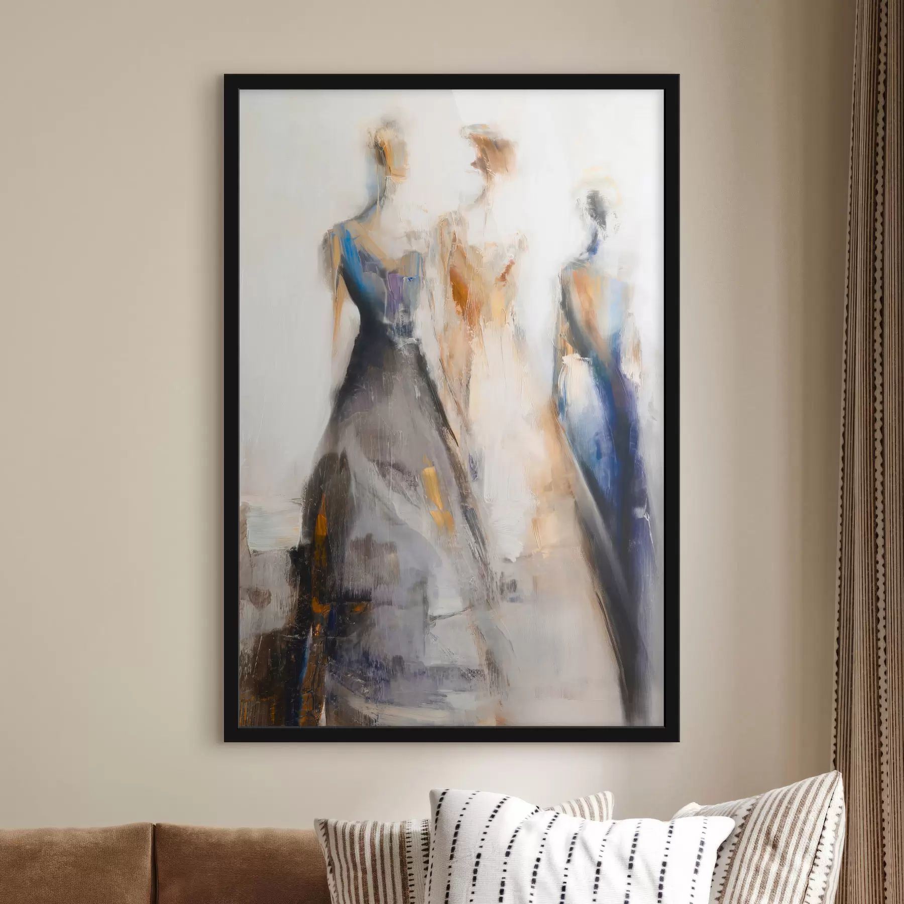  Peintures Élégantes silhouettes féminines abstraites f48179