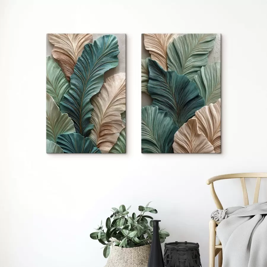  Peintures Feuilles m30163