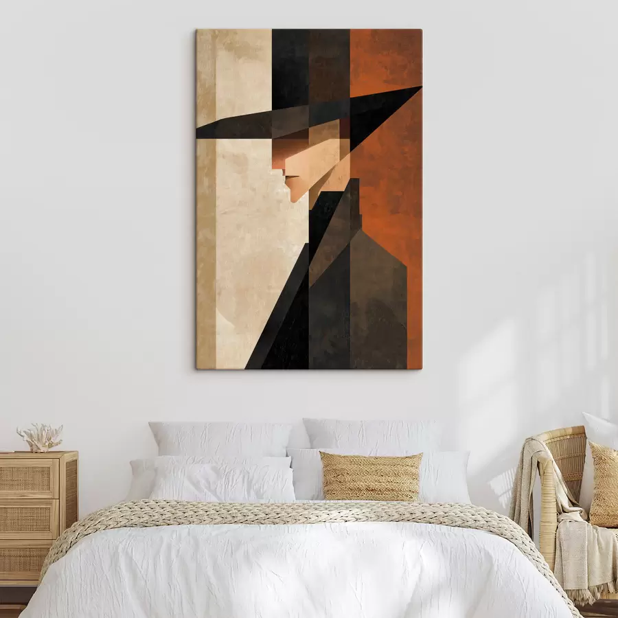  Peintures Portrait abstrait géométrique s48230