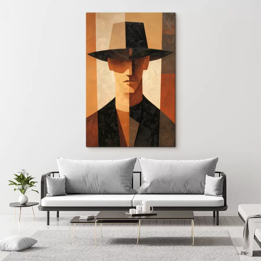  Peintures Portrait abstrait géométrique s48231