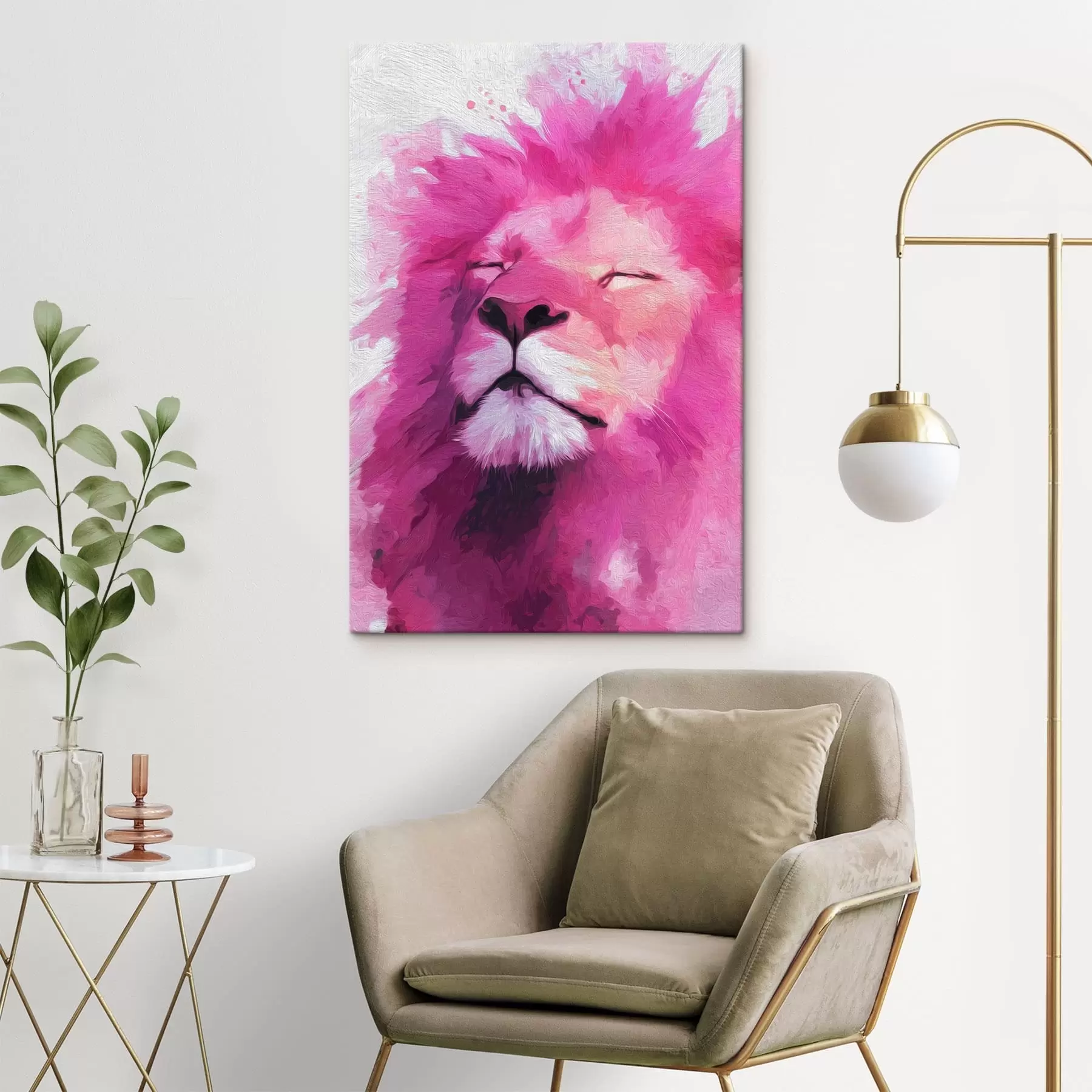  Peintures Lion et espoir s48234
