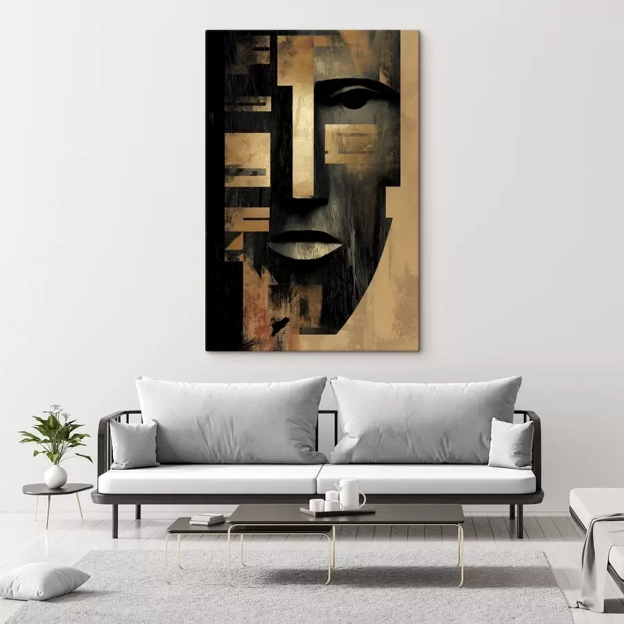  Peintures Visage abstrait s48249