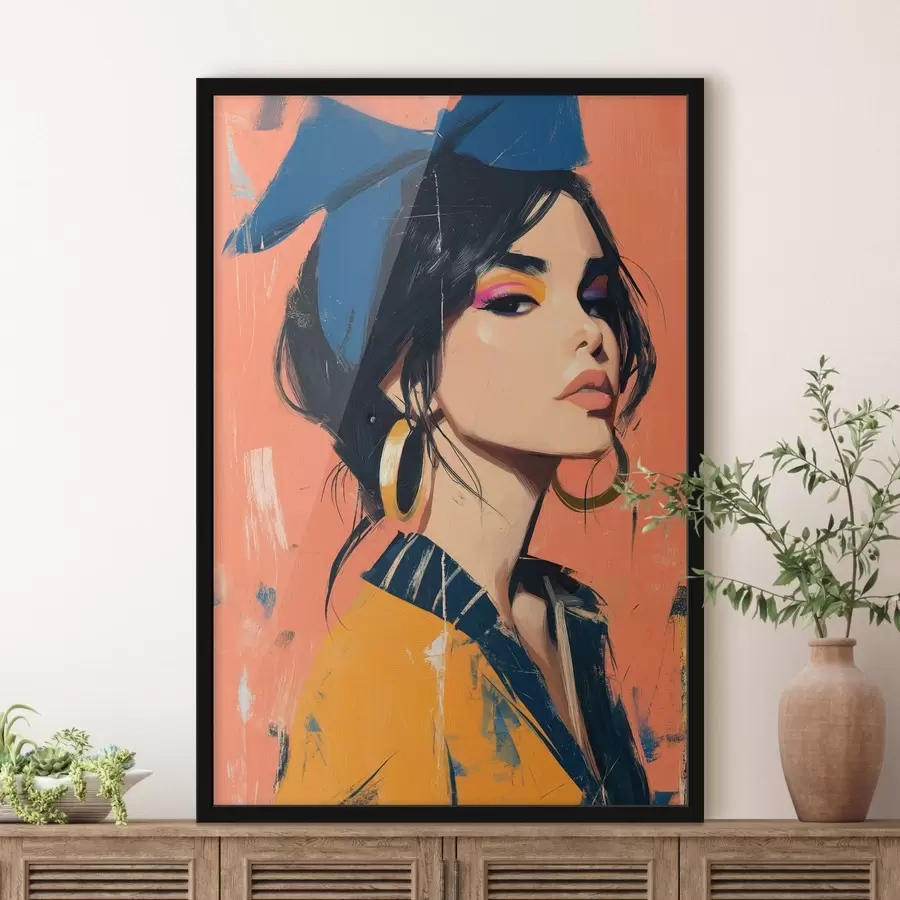 Papier peint photo Portrait d'une jeune fille f48246