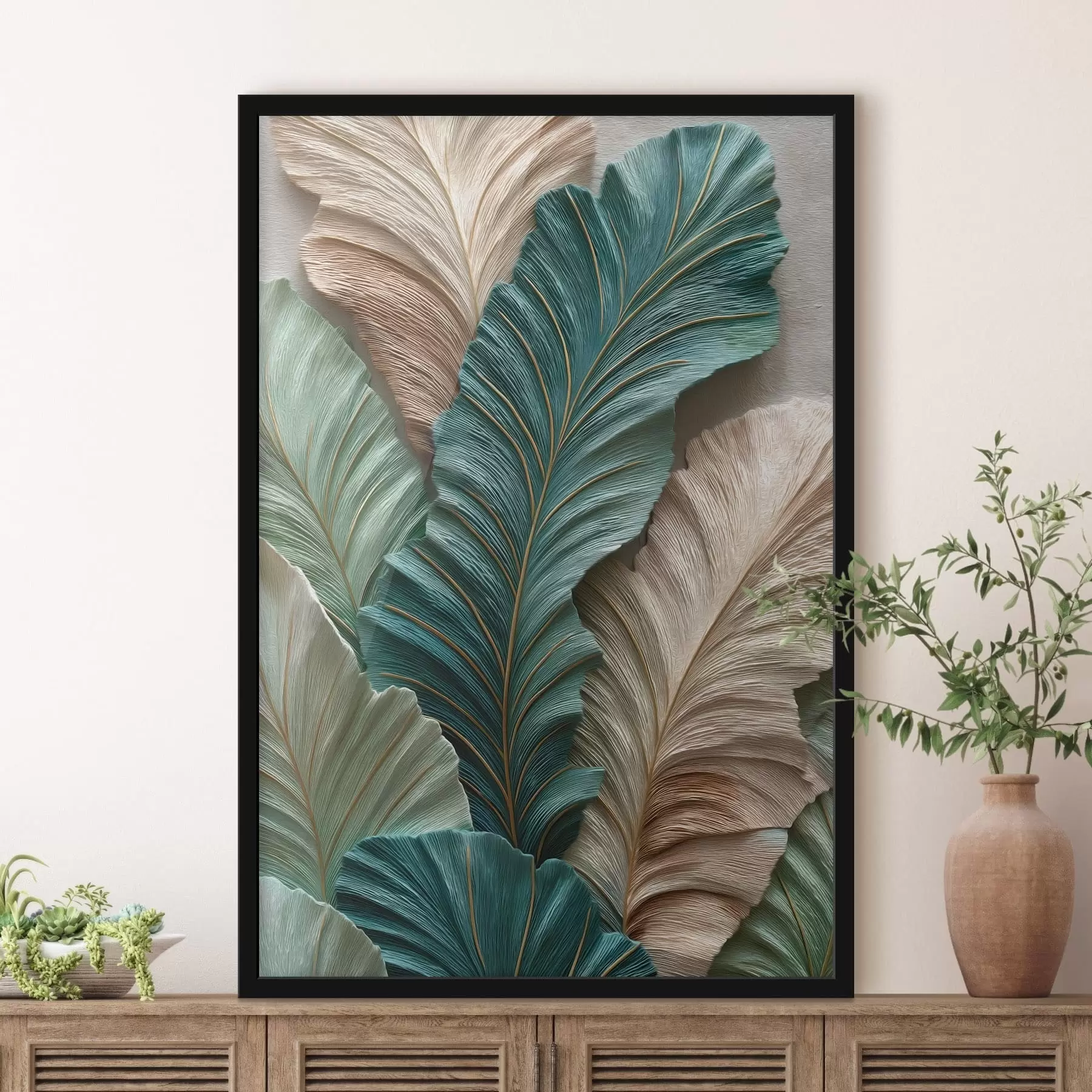 Fotobehang Bladeren f48258