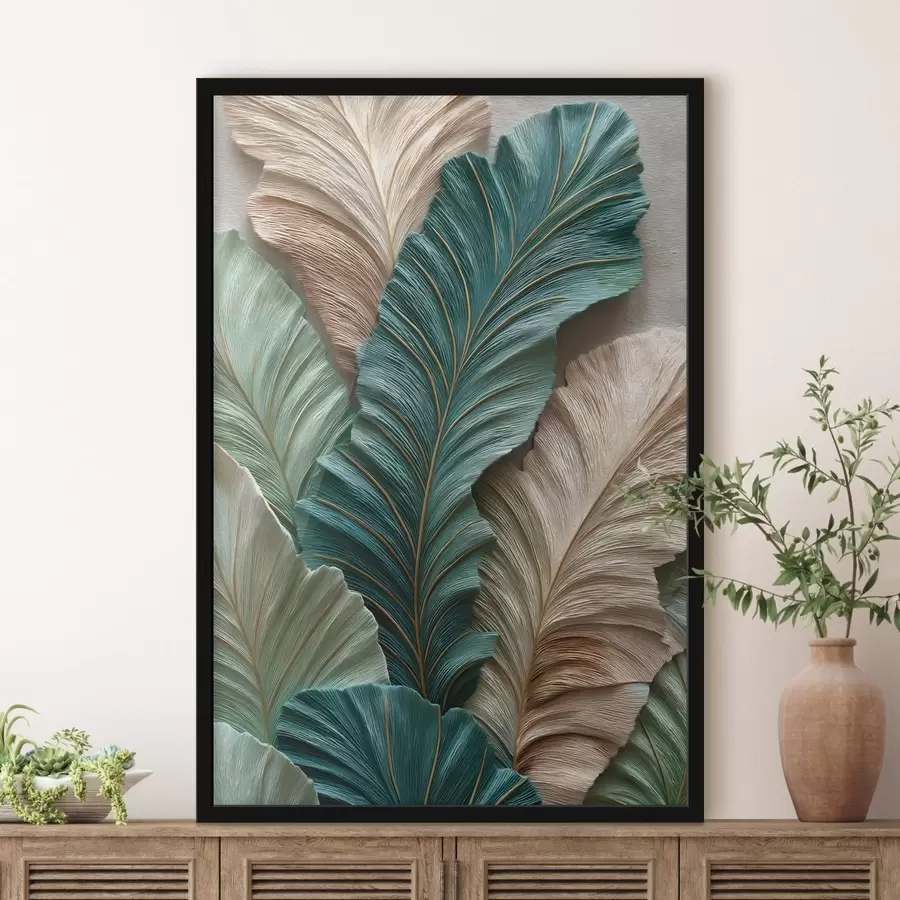 Papier peint photo Feuilles f48258