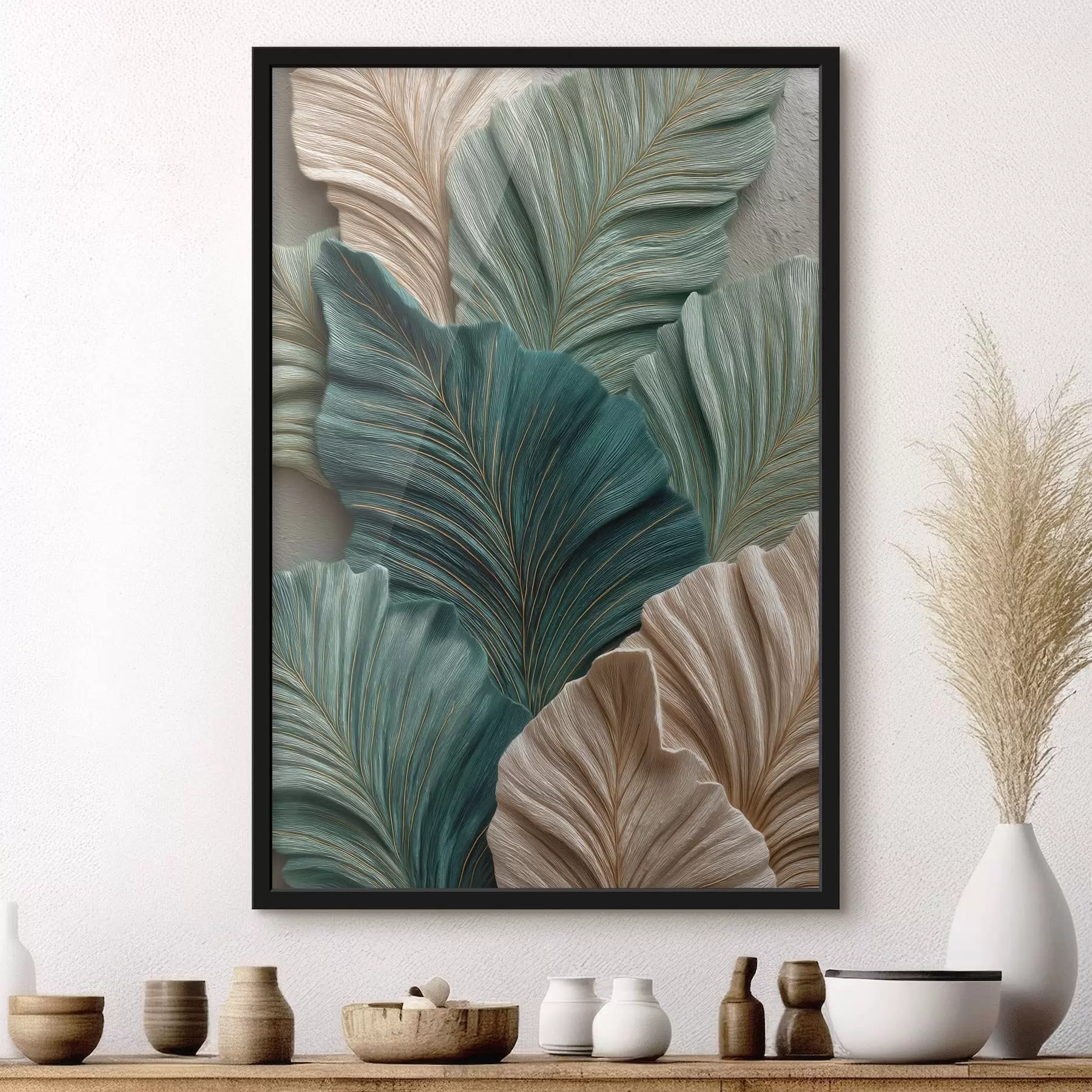 Papier peint photo Feuilles f48259