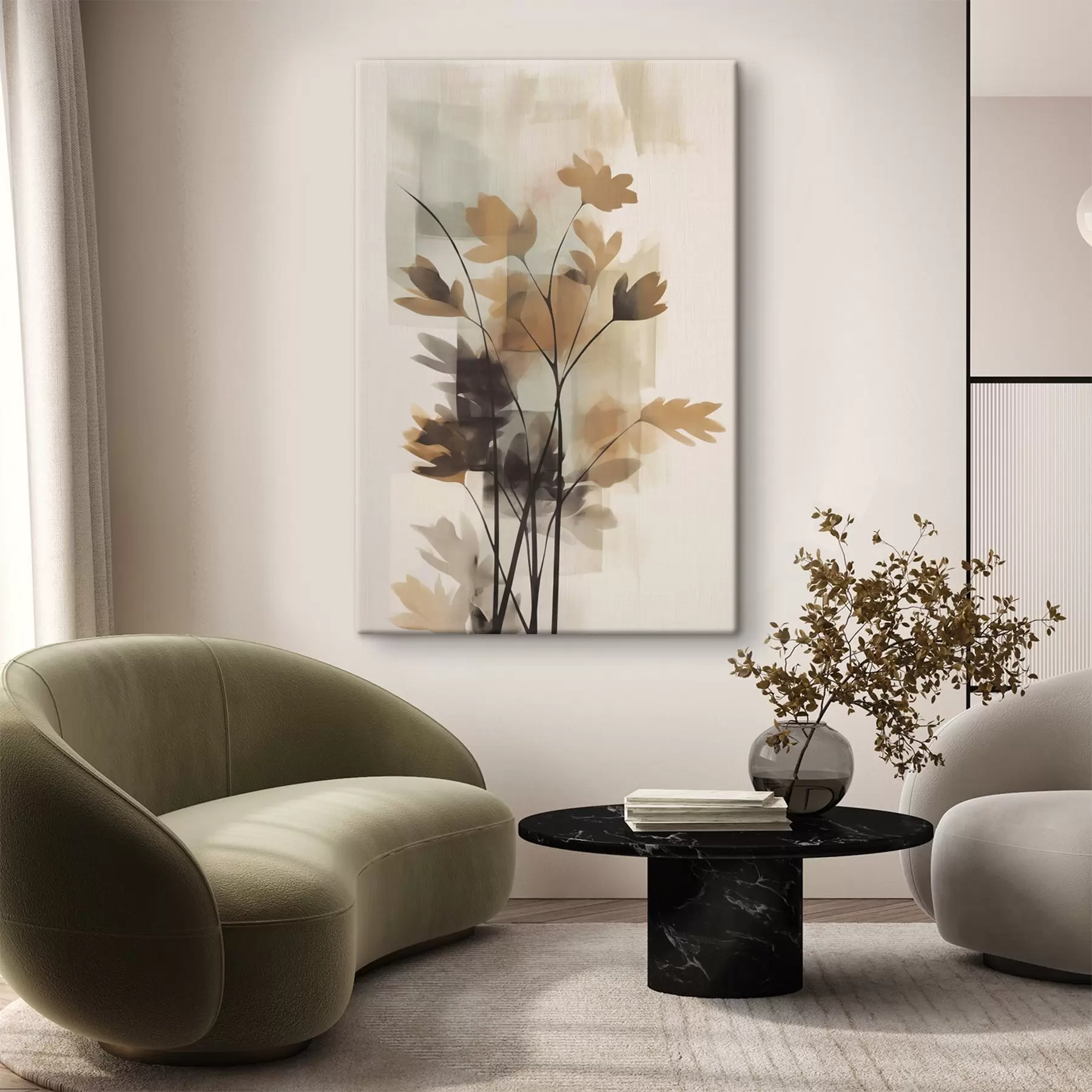  Peintures Végétation abstraite s48268