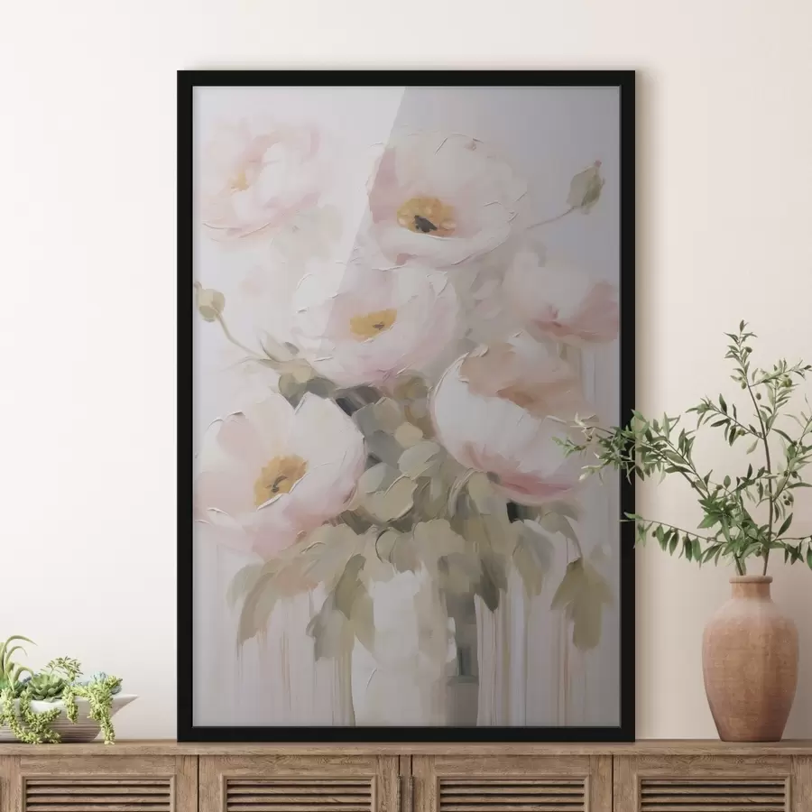 Papier peint photo Fleurs abstraites dans un vase f48264