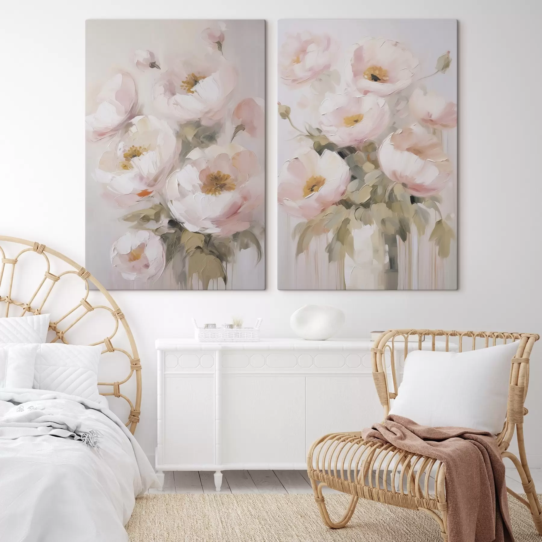  Peintures Fleurs abstraites imitation de peinture m30166