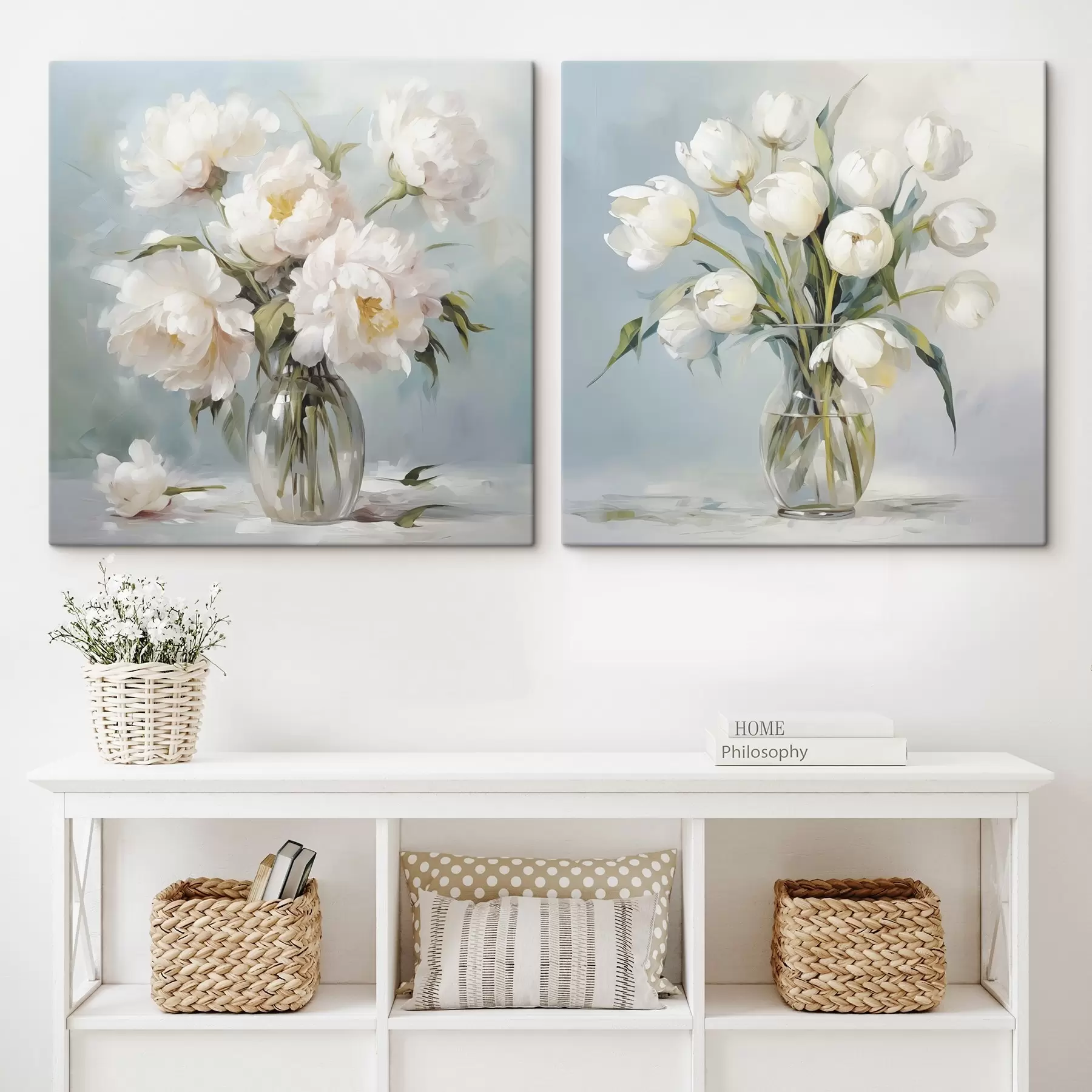  Peintures Bouquet de fleurs dans un vase, imitation peinture m30167